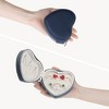 Unique Bargains Travel Mini Heart-shaped Portable PU Leather Jewelry Organizer Case - 4 of 4