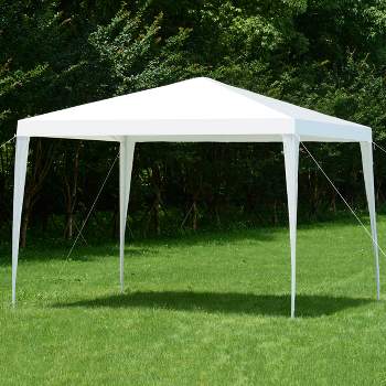 Tangkula Canopy Tent BBQ Shelter Pavilion Folding Gazebo Wedding Party Camping