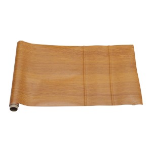 Unique Bargains Peel and Stick Wallpaper Wood Grain PVC Rosewood - 1 of 3