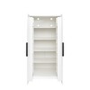 Okak Kitchen Buffet Cabinet with 6-Doors Multifunctional Sideboard Cabinet with 1-Open Shelves and 1-Drawer - 2 of 4