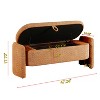 GDFStudio Leif Boucle 47.24" Storage Bench with Ring-pull - 4 of 4