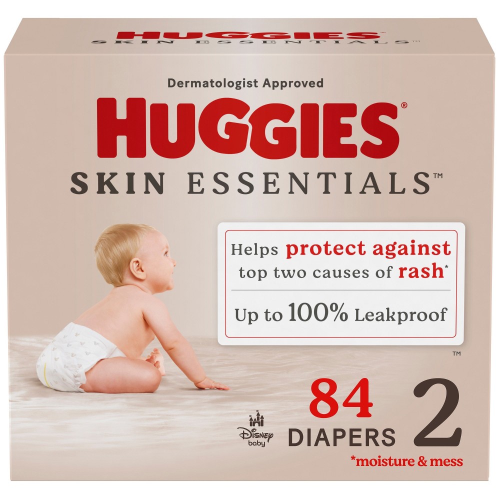 Huggies Skin Essentials Diapers Super Pack - Size 2 - 84ct