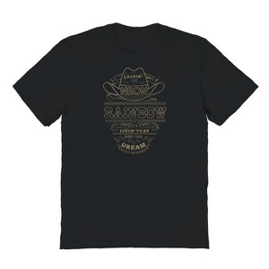 Alan Jackson Men's Chasing  Short Sleeve Graphic Cotton T-shirt - Black XL - 1 of 3