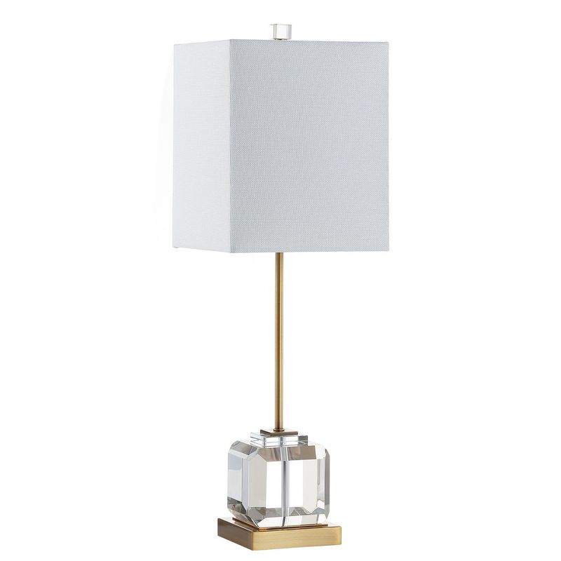 Zayne Table Lamp (Set of 2) - Clear/Brass Gold - Safavieh., 1 of 7