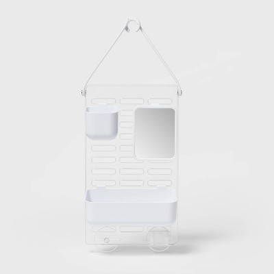 Royal Craft Wood Hanging Shower Caddy Silver