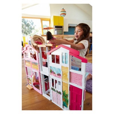 barbie pink passport 3 story townhouse target