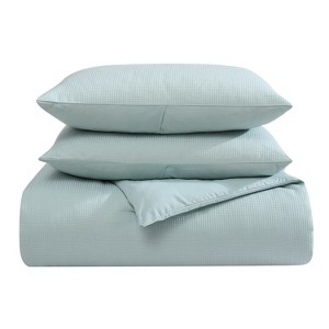 True Comfort by 1888 Mills Mill & Thread Waffle Comforter Set - 1 of 4