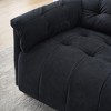 83.1" Cloud Fabric 2-Seater Sofa with Straight-Line Design & Fluffy Sponge Cushioning - 2 of 4