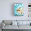 Trademark Fine Art - Martin Wickstrom San Diego Surfing Canvas Art - 2 of 4