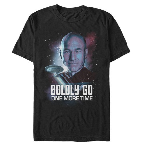 Men's Star Trek: The Next Generation Picard Boldly Go One More Time T-Shirt - image 1 of 4