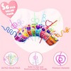 Joyfy 36/32 Packs Valentines Day Party Favor Straws with Cards for Kids' Classroom Exchange Gifts Reusable Drinking Straws for School Valentine Party - 4 of 4