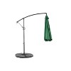 Okak 10 Ft Outdoor Patio Umbrella with 8 Sturdy Ribs Hanging Market Umbrella with Easy Tilt Adjustment for Pool Deck Garden Backyard - 4 of 4