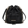 MKF Collection Azalea Women's vegan leather Bucket shoulder Bag by Mia K - Black - 2 of 4