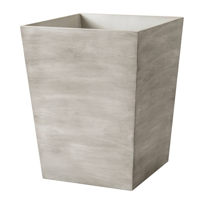 Hotelier Wastebasket Gray/White - Allure Home Creations, 1 of 7