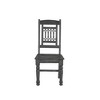 Taran Designs,Carved Solid Wood Dining Chairs (Set of 2) - 3 of 4