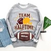 Simply Sage Market Women's Graphic Sweatshirt Team Halftime Distressed - Maroon - 3 of 4