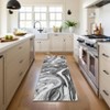 Modern Abstract Area Rug – Washable Stain-Resistant Carpet, Non-Slip & Non-Shedding for Living Room, Bedroom, Office - 2 of 4