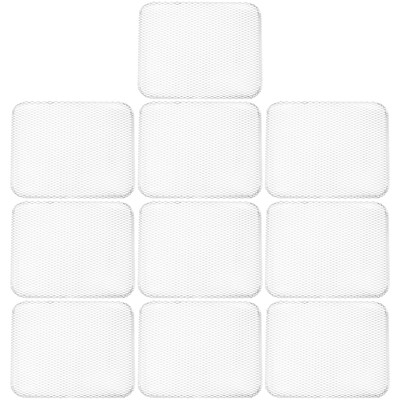 Unique Bargains Galvanized Iron Electroplated Polished Barbecue Mesh Mat