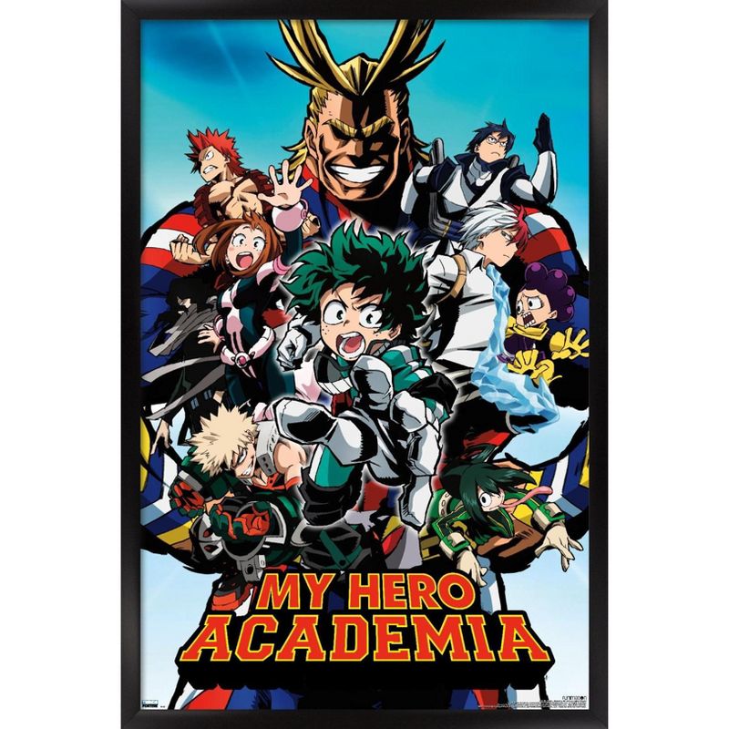 Trends International My Hero Academia - Group Collage Framed Wall Poster Prints, 1 of 7