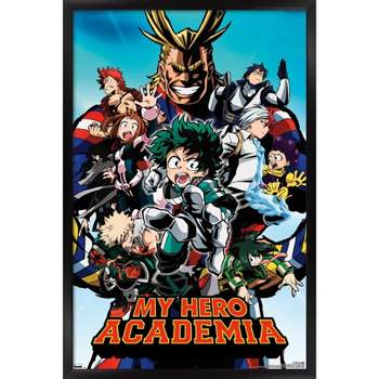Trends International My Hero Academia - Group Collage Framed Wall Poster Prints
