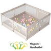 Fodoss 59x59in Baby Playpen – Safe and Durable Activity Fence for Babies and Toddlers, Indoor & Outdoor Use, Perfect for Playtime and Learning - 2 of 4