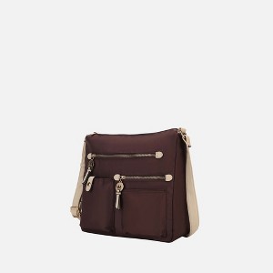 MKF Collection Serena Color-Block Nylon Women’s Shoulder Bag by Mia K - 1 of 4