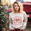 Simply Sage Market Women's Graphic Sweatshirt Coquette Candy Cane - 2 of 4