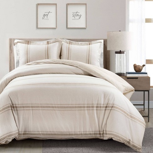 5pc Twin/Twin Extra Long Levi Printed Seersucker Comforter with Throw  Pillows Bedding Set Taupe - Madison Park