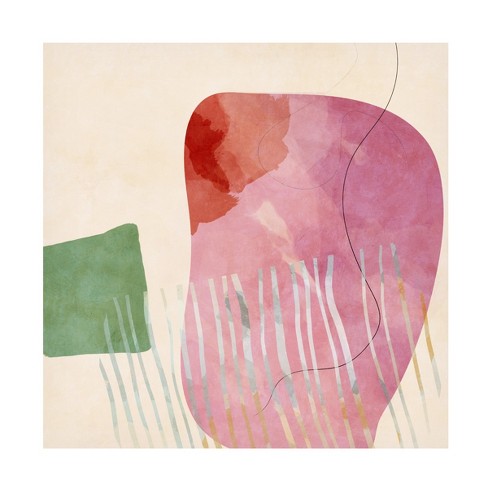 Ana Rut Bre Organic Painted 2 Canvas Art : Target