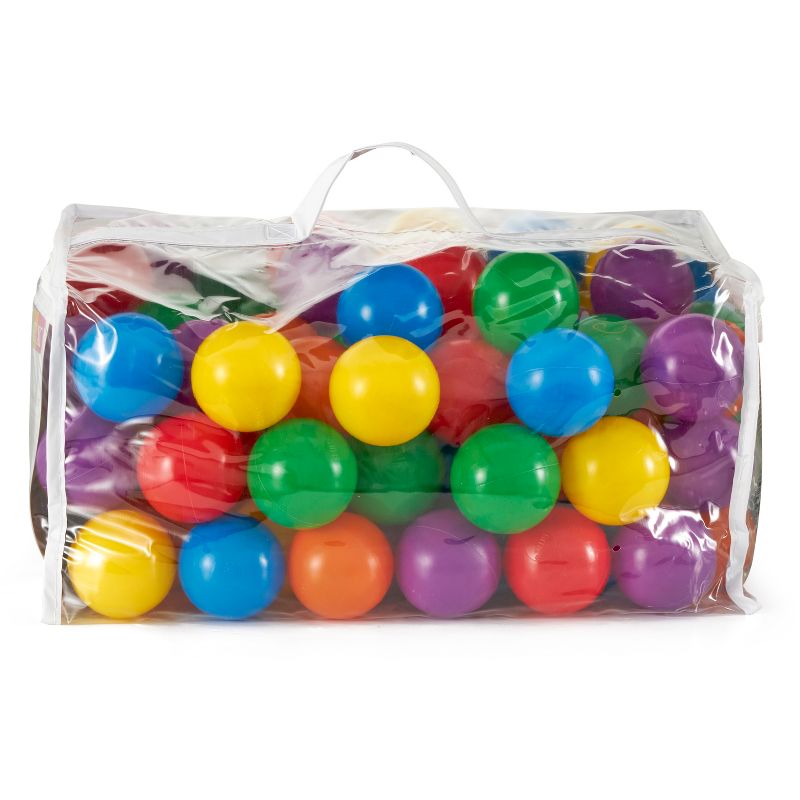 Intex Small Plastic Multi-Colored Fun Ballz for Indoor and Outdoor Ball Pits or Splash Pools with Storage Carrying Bag, (100 Pack), 5 of 7