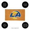 EvergreenNFLLos Angeles Rams Logo Natural Coir 28 x 16 Inches Indoor Outdoor Doormat - 4 of 4