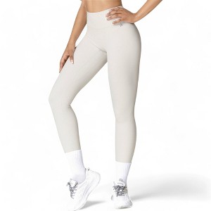 Anna-Kaci Active Women's High Waist Seamless Active Leggings with Elastic Waistband and Comfortable Stretch Fabric - 1 of 4