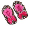 Kids' Spotted Leopard Non-Skid Slippers - 2 of 3
