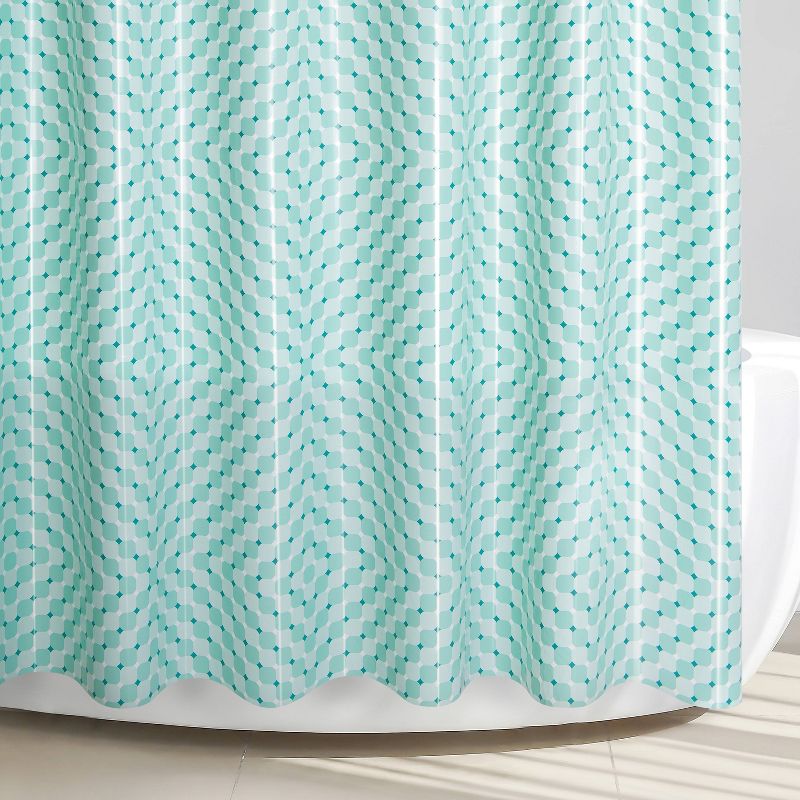 Illusion PEVA Kids&#39; Shower Curtain Liner Green - Allure Home Creations, 4 of 7