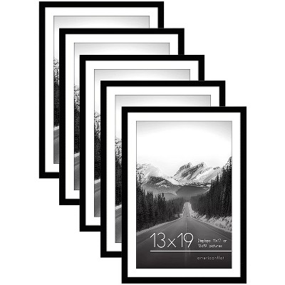 Americanflat Picture Frame with plexiglass - Hanging Hardware For Horizontal and Vertical Display