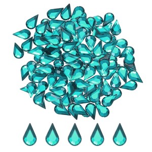 Unique Bargains Flat Back Artificial Rhinestones for Wedding DIY Craft Party 200 Pcs - 1 of 4