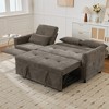 Merax 2-in-1 Three-Seater Sofa with Pull-Out Bed and Reversible Recliner - 2 of 4