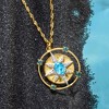 Ross-Simons 3.10 ct. t.w. Blue and White Topaz North Star Pendant Necklace in 18kt Gold Over Sterling Size - 3 of 4