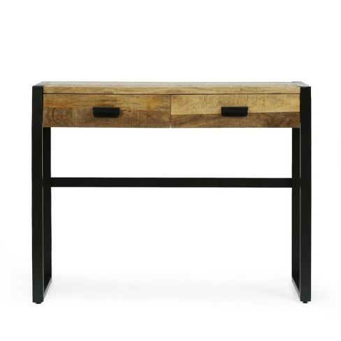 Mccoy Modern Industrial Handcrafted, Modern Industrial Desk With Drawers