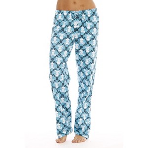 Just Love Womens Buffalo Plaid Knit Jersey Pajama Pants - 1 of 3