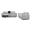 Power Leather Recliner Sofa Set w/ USB, Storage & Cup Holders. Electric Adjustable Backrest & Footrest - Luxury Functional Sofa - 3 of 4