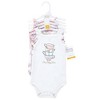 Hudson Baby Infant Girl Cotton Sleeveless Bodysuits, Tea Party - 2 of 4