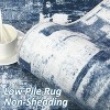 Runner Rug 2x6 Machine Washable Rug, Low Pile Modern Bedside Rug, Non-Slip Soft Floor Carpet, Indoor Foldable Abstract Runner for Entryway, Laundry - 3 of 4