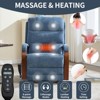 KTMBDW Electric Power Lift Recliner Chair Sofa with Massage and Heat for Elderly, 3 Positions, 2 Side Pockets - 2 of 4
