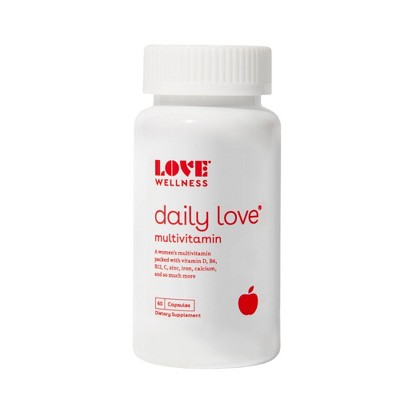 Love Wellness Daily Love Dietary Supplements 60ct Target