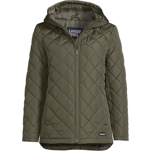 Lands end quilted on sale barn insulated jacket