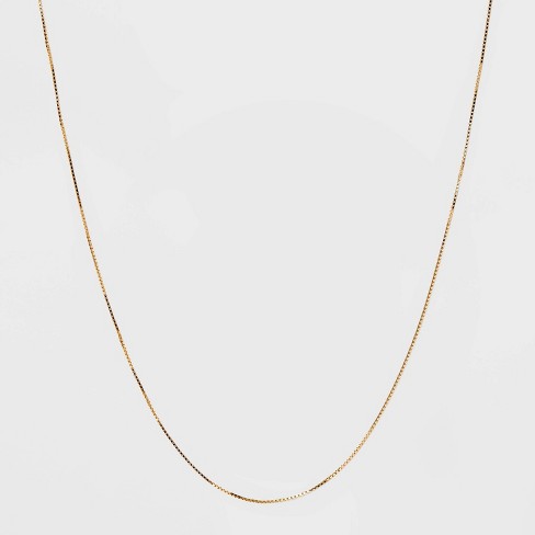 Men's Gold Plated Stainless Steel Spiga Chain Necklace (6mm) - Gold (24)