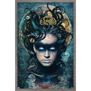 Trends International Jena DellaGrottaglia: Cosmic Zodiac - Cancer Framed Wall Poster Prints - 1 of 4