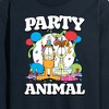 Men's - Garfield - Party Animal Long Sleeve Graphic T-Shirt - 2 of 4