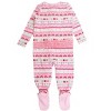 RuffleButts Modal Blend Baby Girls Ruffle One Piece Footie Pajamas - 2 of 2